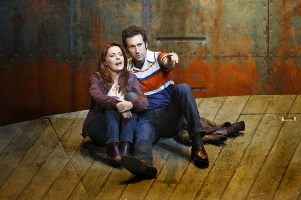 Rachel Tucker and Aaron Lazar at 