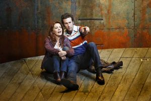 Rachel Tucker and Aaron Lazar Photo