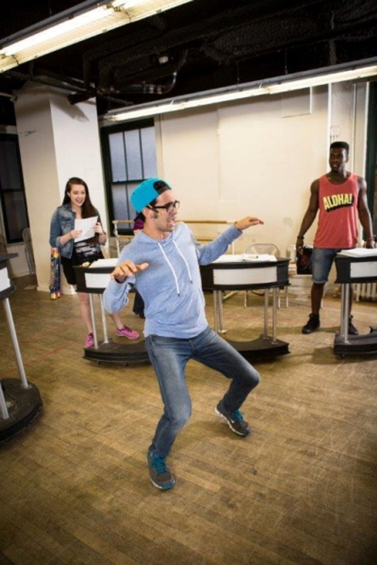 Foreground: Alexander Ferguson.  Background: Alison Lea Bender, KhrisDavis. at 