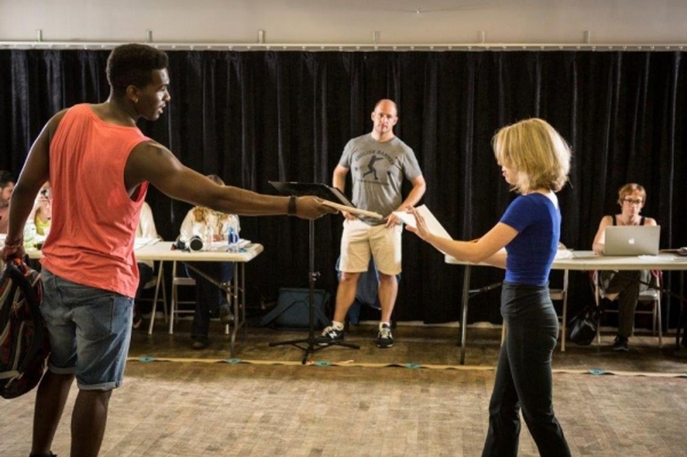 Photo Flash: Sneak Peak - In Rehearsal with NYMF's ACADEMIA NUTS Photo Flash: Sneak Peak - In Rehearsal with NYMF's ACADEMIA NUTS Image