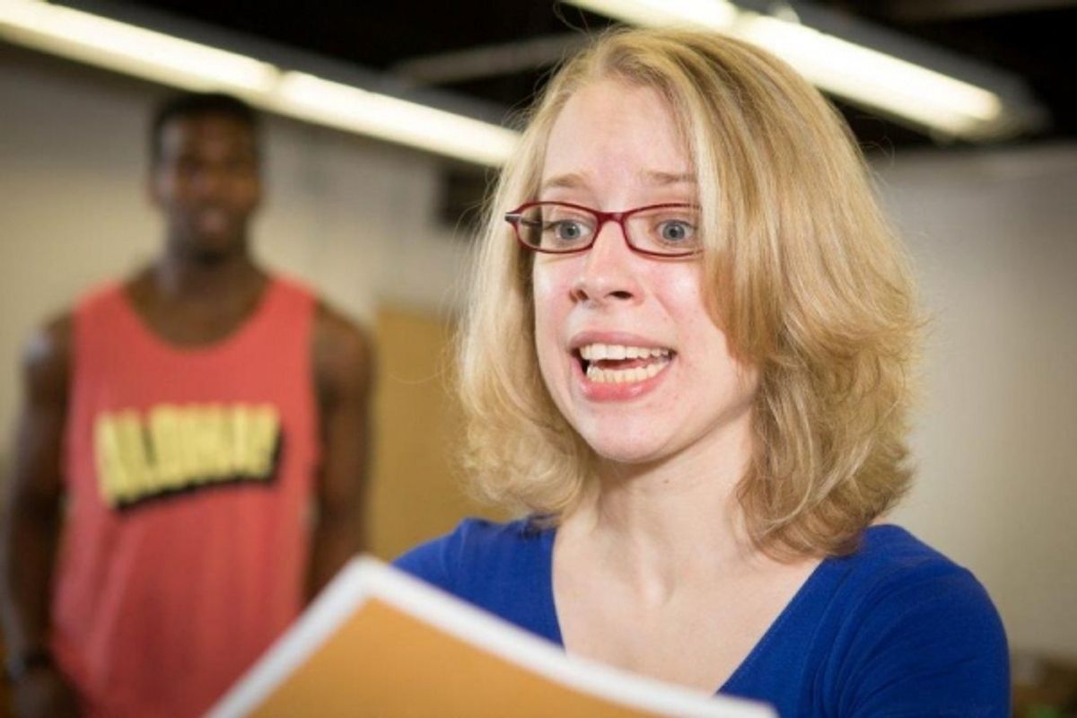 Alyse Alan Louis, (Khris Davis, background) at 