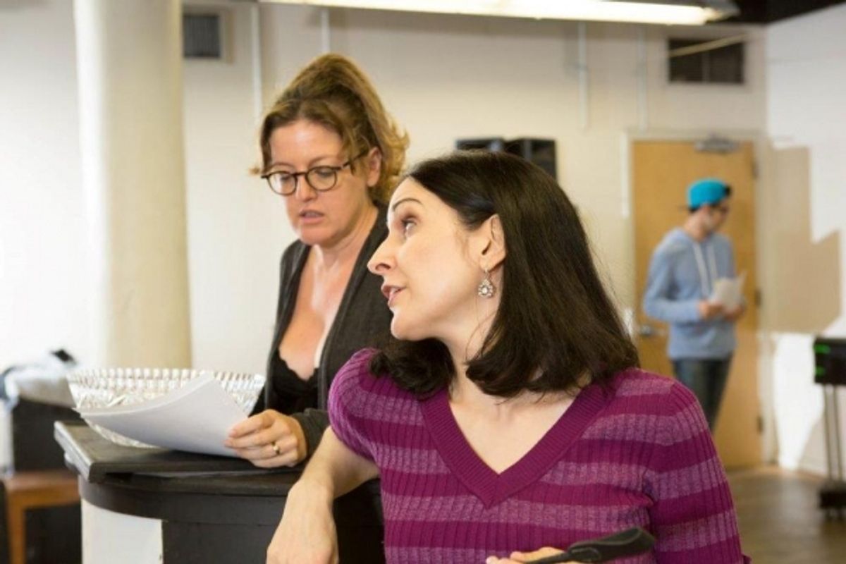 Jennifer Simard, Stephanie D''Abruzzo at 