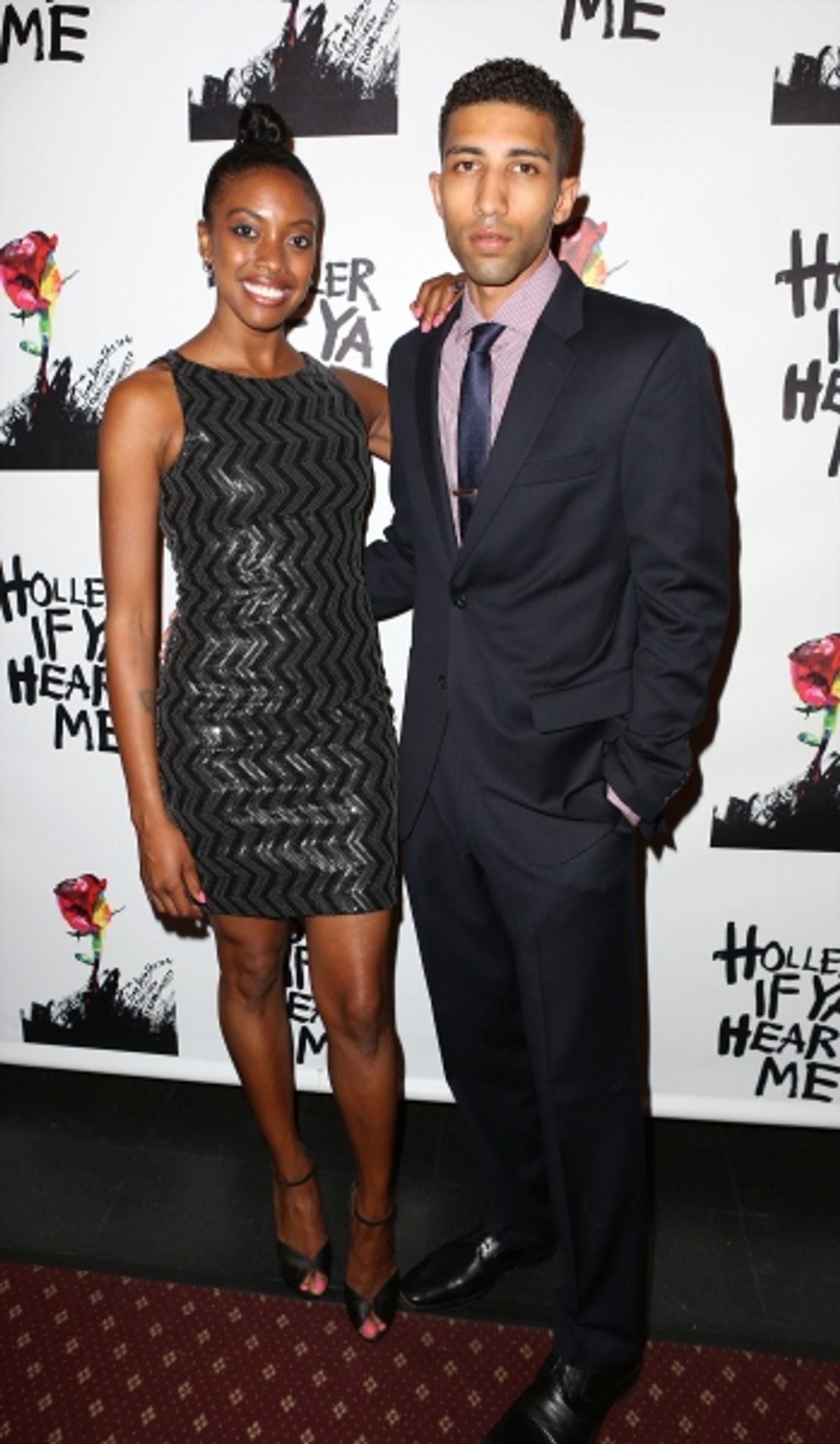 Condola Rashad and boyfriend Raphael Valentino at 
