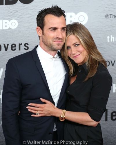 Justin Theroux and Jennifer Aniston Photo