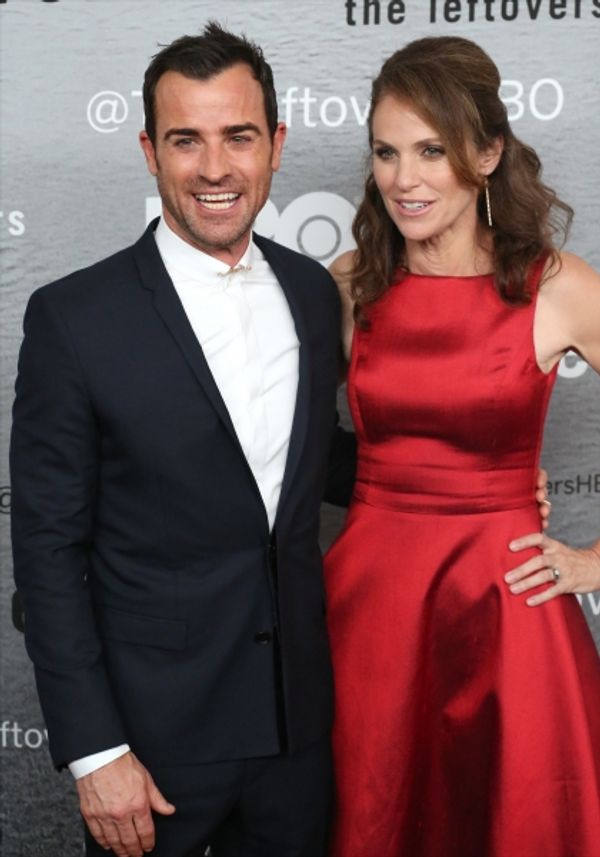 Justin Theroux and Amy Brenneman Photo