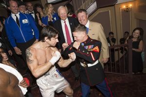 Andy Karl and Corporal Kyle Carpenter @ BroadwayWorld Andy Karl and Corporal Kyle Carpenter Photo