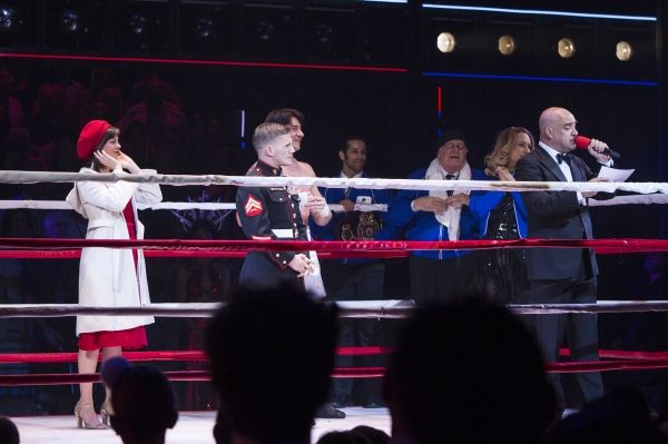 Corporal Kyle Carpenter and the cast of "Rocky" Photo