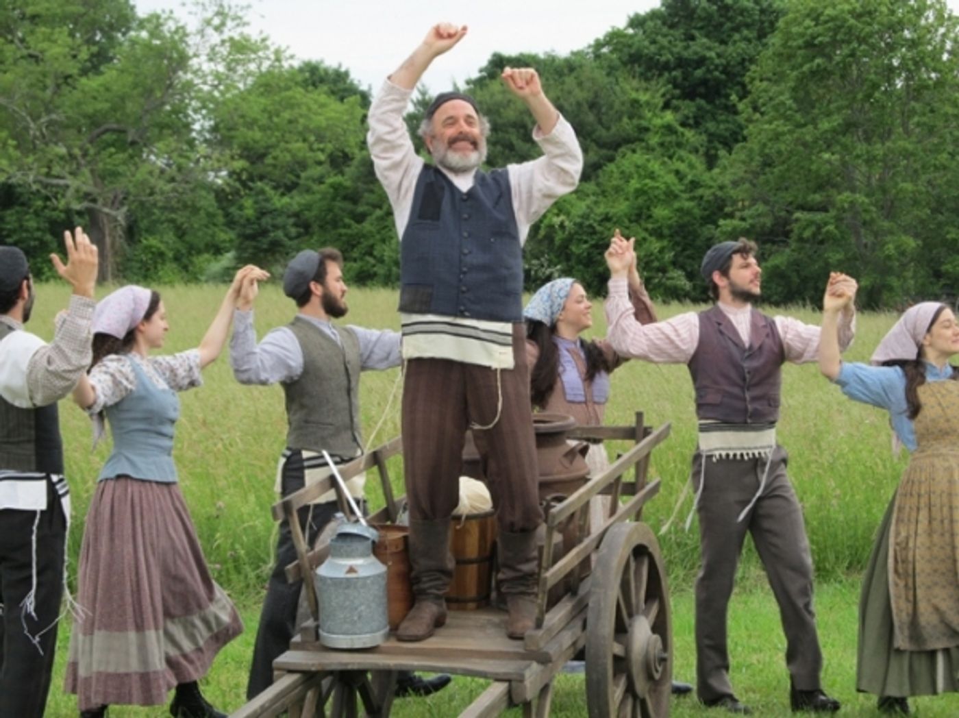 Photo Flash: Sneak Peek at Adam Heller and the Cast of Goodspeed's FIDDLER ON THE ROOF  Image
