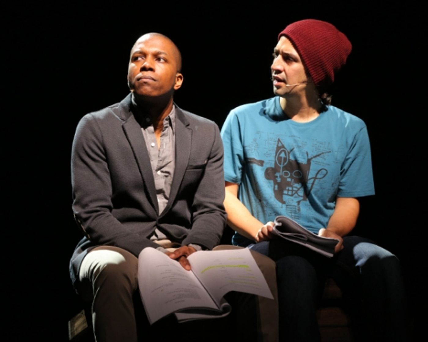 Photo Flash: First Look at Lin-Manuel Miranda, Leslie Odom Jr. and Karen Olivo in Encores! TICK, TICK... BOOM!  Image