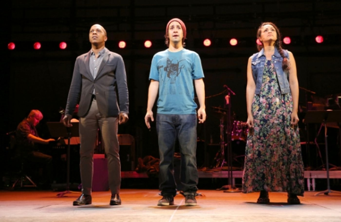 Photo Flash: First Look at Lin-Manuel Miranda, Leslie Odom Jr. and Karen Olivo in Encores! TICK, TICK... BOOM!  Image