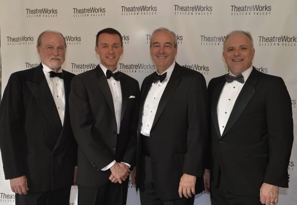 Honoree Ray Rothrock, TheatreWorks Artistic Director Robert Kelley, Honoree  Andrew L Photo