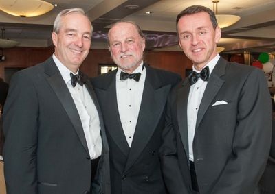 Honoree Ray Rothrock, TheatreWorks Artistic Director Robert Kelley, Honoree Andrew Li Photo
