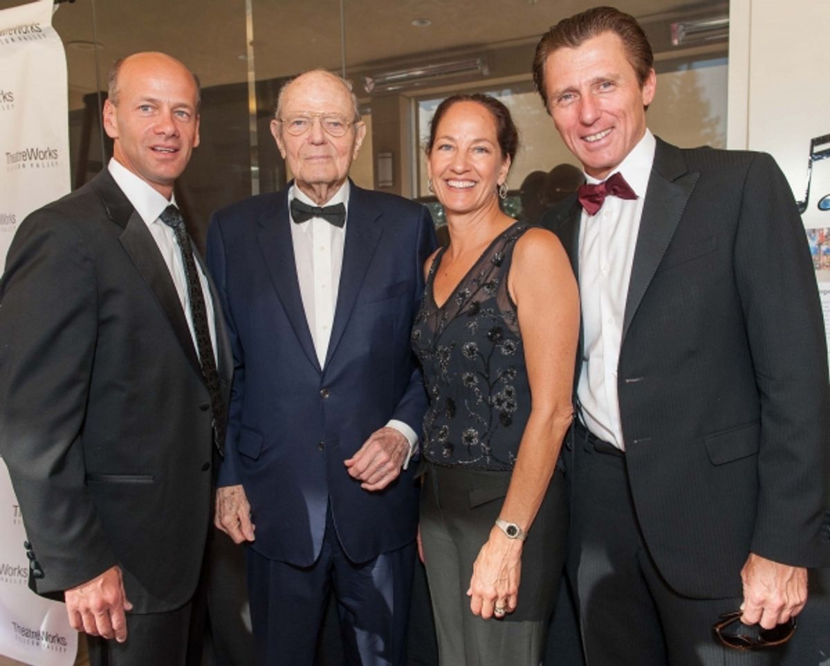 Silicon Valley Bank President/CEO Greg Becker, David Morgenthaler of Google, Environmental Services professional Julia Massa, Silicon Valley Bank Managing Partner Aaron Gershenberg at 