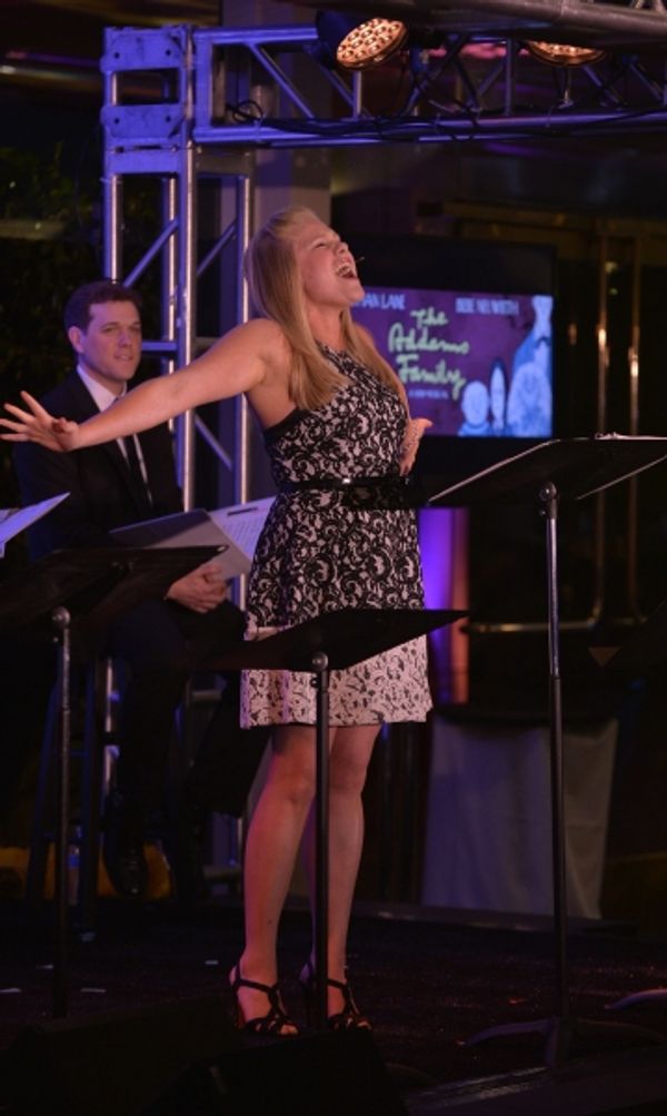 Courtney Stokes performs one of Andrew LippaÃ¢â‚¬â„¢s songs Photo