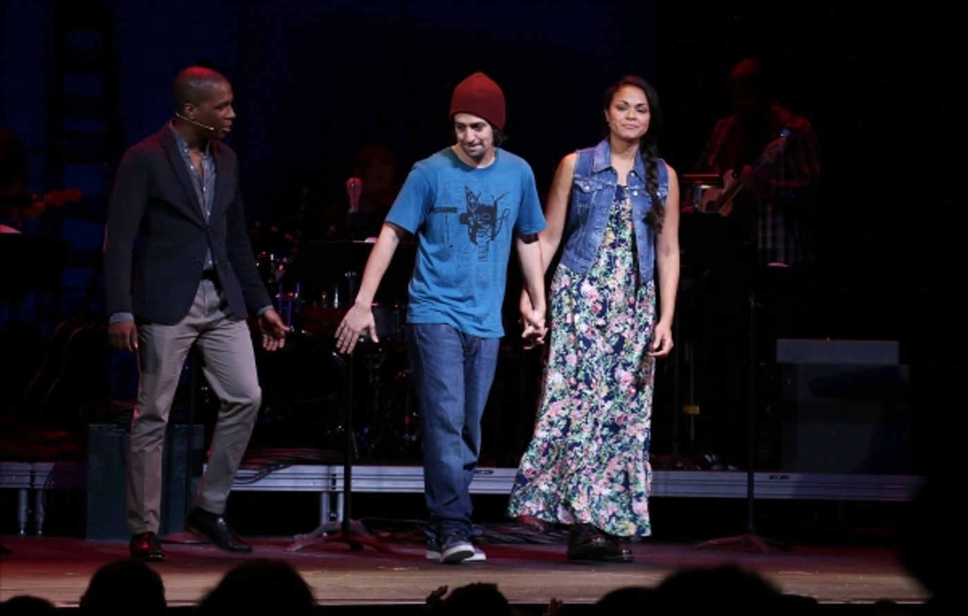 Photo Coverage: Lin-Manuel Miranda, Leslie Odom Jr. and Karen Olivo Take Opening Night Bows in TICK, TICK... BOOM!  Image