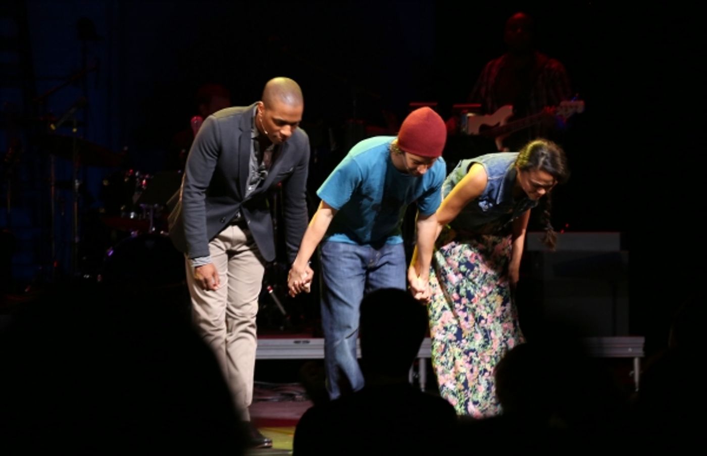 Photo Coverage: Lin-Manuel Miranda, Leslie Odom Jr. and Karen Olivo Take Opening Night Bows in TICK, TICK... BOOM!  Image