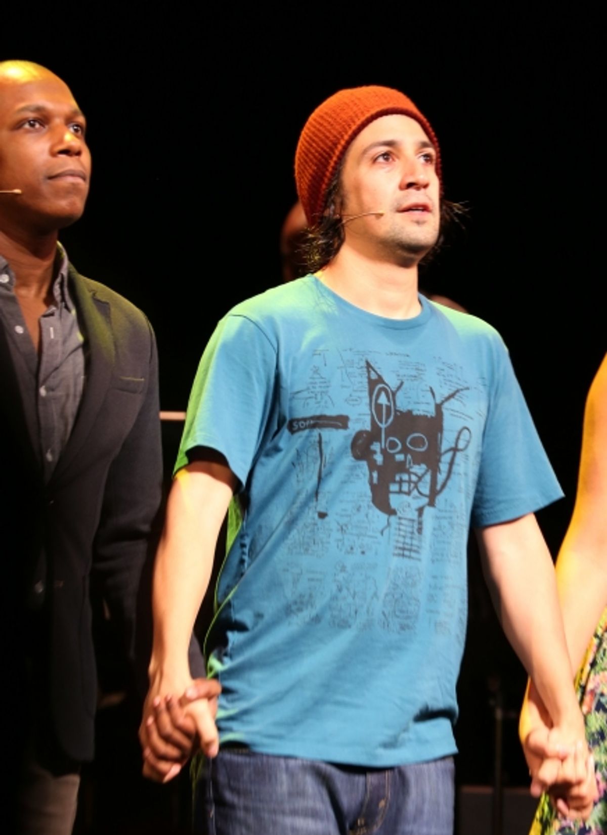 Leslie Odom Jr. and Lin-Manuel Miranda  at 