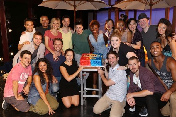 Curtis Holbrook, James Snyder, Jerry Dixon, Jenn Colella, Jason Tam, Idina Menzel and Photo
