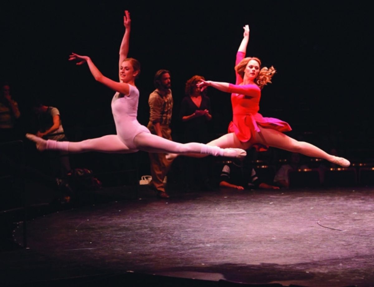 Courtney Iventosch (Lois) and Kate Levering (Cassie) at 