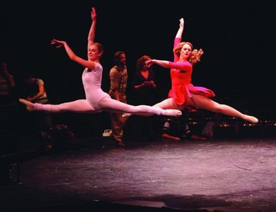 Courtney Iventosch (Lois) and Kate Levering (Cassie) Photo