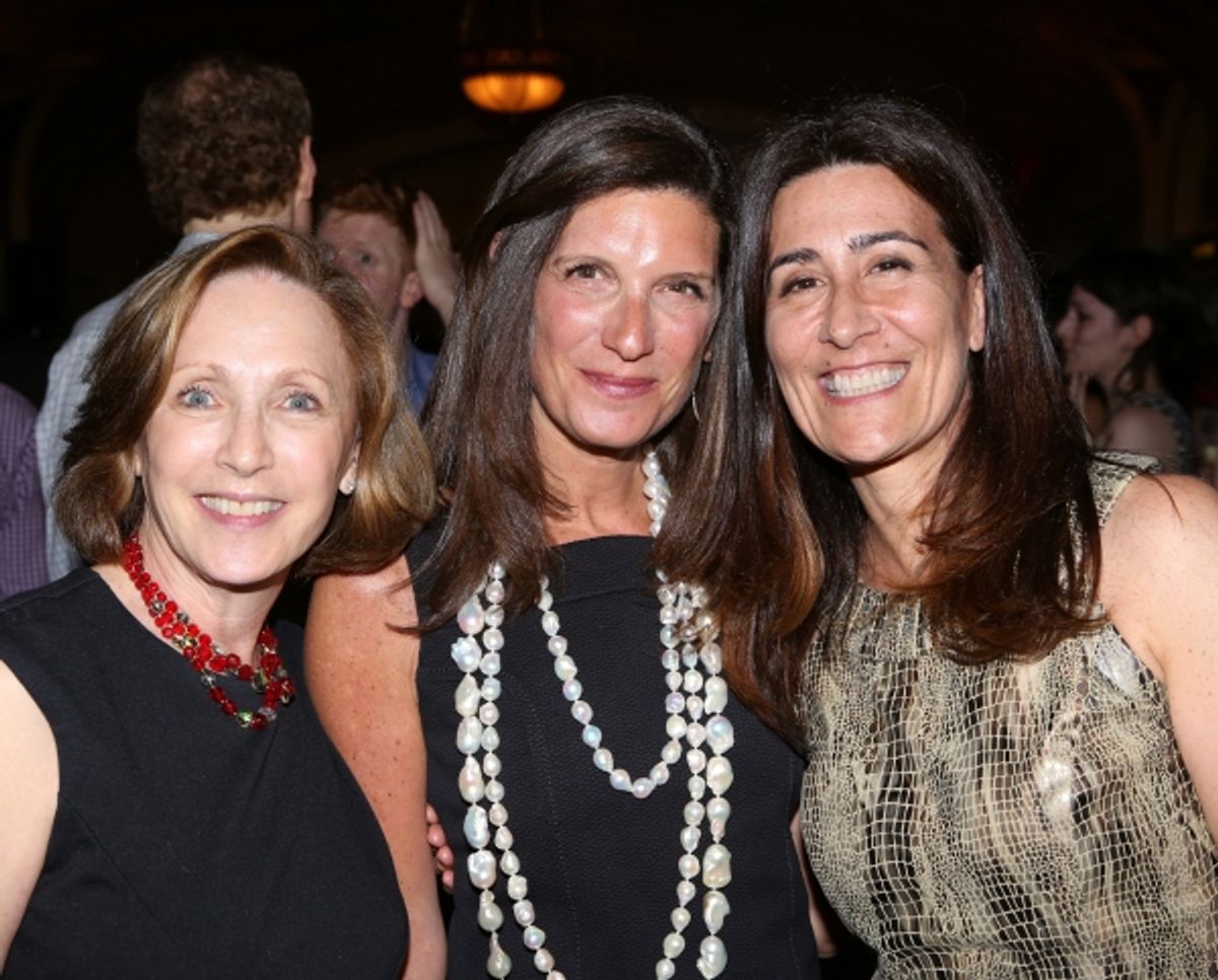 Arlene Shuler, President & CEO of New York City Center and Stacey Mindich, Board Co-Chair with Jeanine Tesori  at 