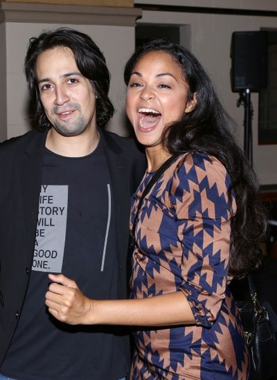 Lin-Manuel Miranda, Oliver Butler and Karen Olivo  Photo