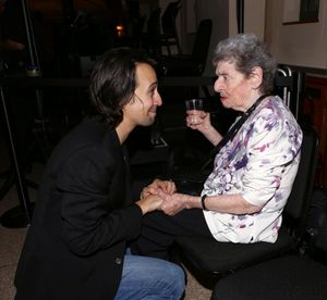 Nanette Larson and Lin-Manuel Miranda @ BroadwayWorld Nanette Larson and Lin-Manuel Miranda Photo