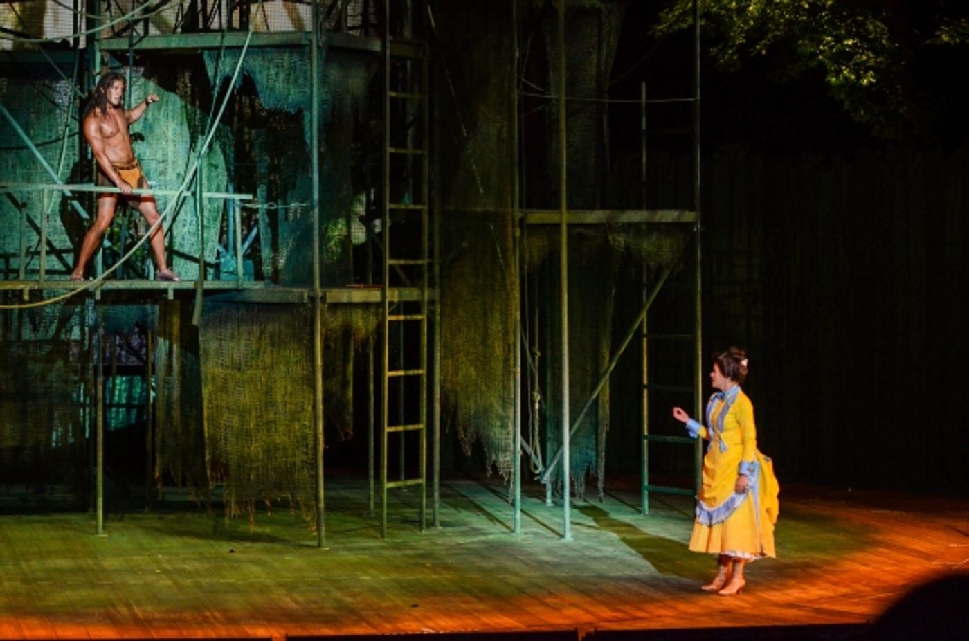 Photo Flash: First Look at Nicholas Rodriguez, Kate Rockwell, Quentin Earl Darrington & More in TARZAN at the Muny!  Image