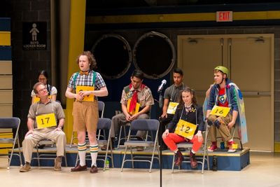 (Back Row)-Stephenie Soohyun Park, Jordan DeLeon, Guest, Zach Colonna, (Front Row)-Gu Photo