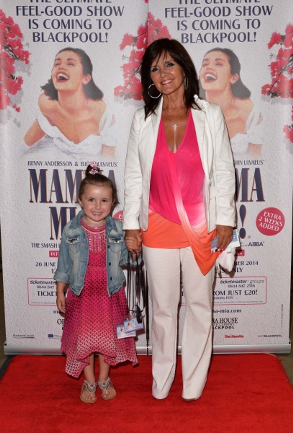 Maureen Nolan and granddaughter Ava Hoyle at 