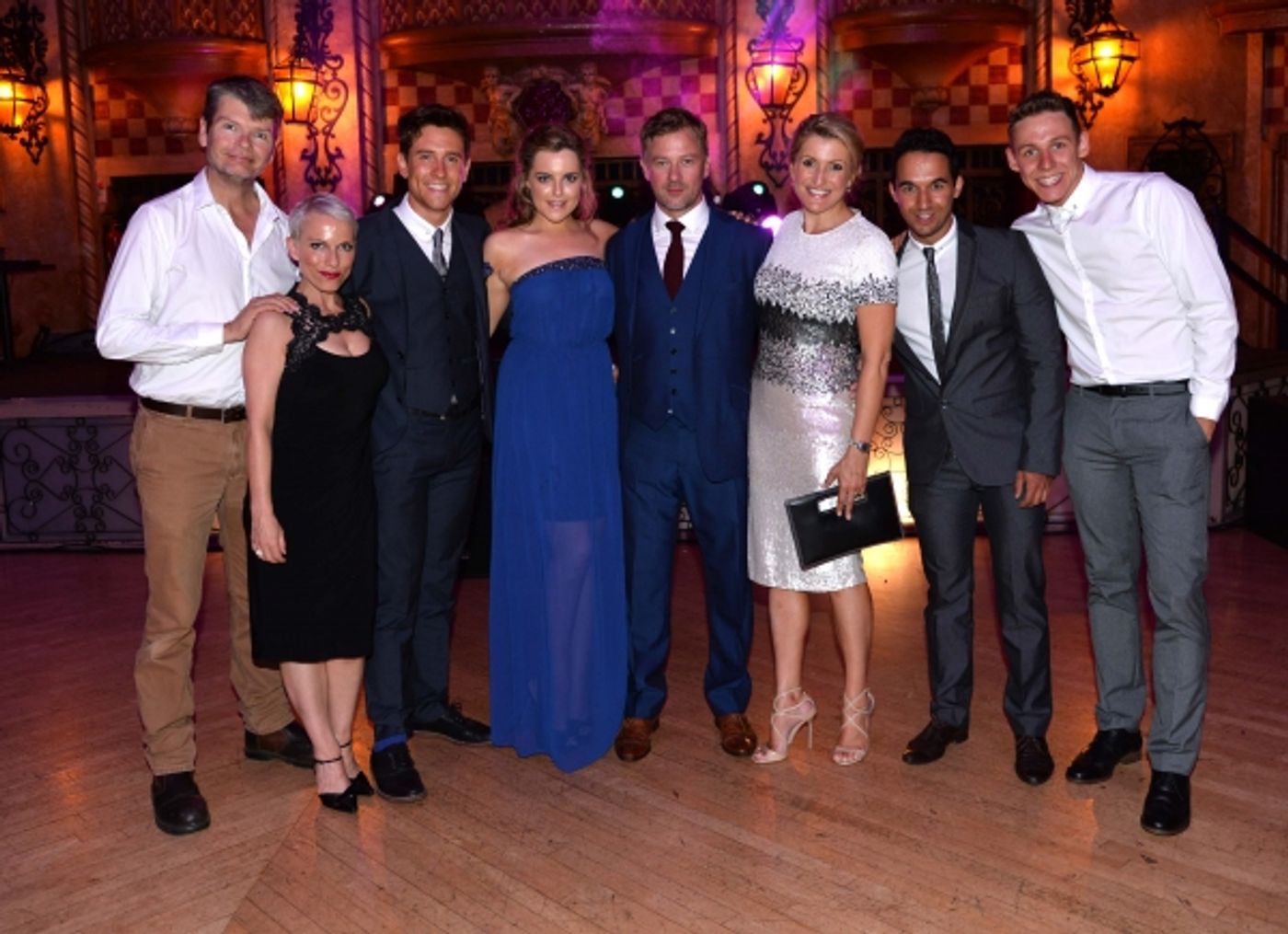 Photo Flash: Cast of MAMMA MIA! International Tour Celebrates Blackpool Gala Night Photo Flash: Cast of MAMMA MIA! International Tour Celebrates Blackpool Gala Night Image