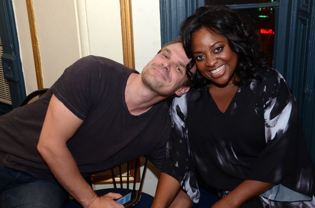David Harbour, Sherri Shepherd at 