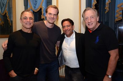 Tony Danza, David Harbour, Eugene Pack, Alan Zweibel Photo