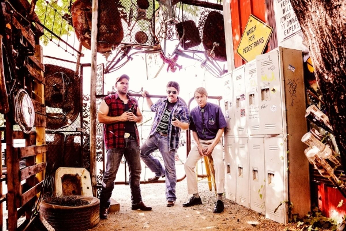 Joey Oglesby, Mike Schraeder and Ken Orman at 