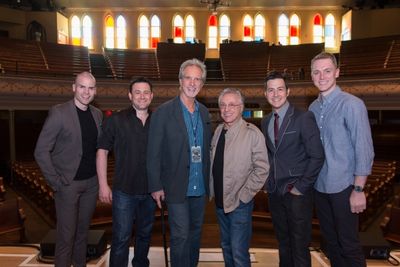 Streetlamp Singers Michael Cunio & Michael Ingersoll, Center: Bob Gaudio & Frankie Va Photo