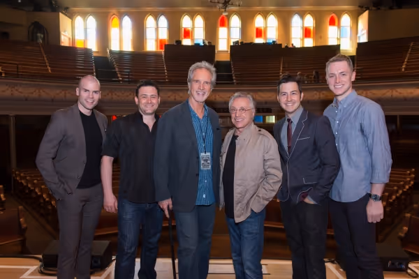 Streetlamp Singers Michael Cunio & Michael Ingersoll, Center: Bob Gaudio & Frankie Va Photo