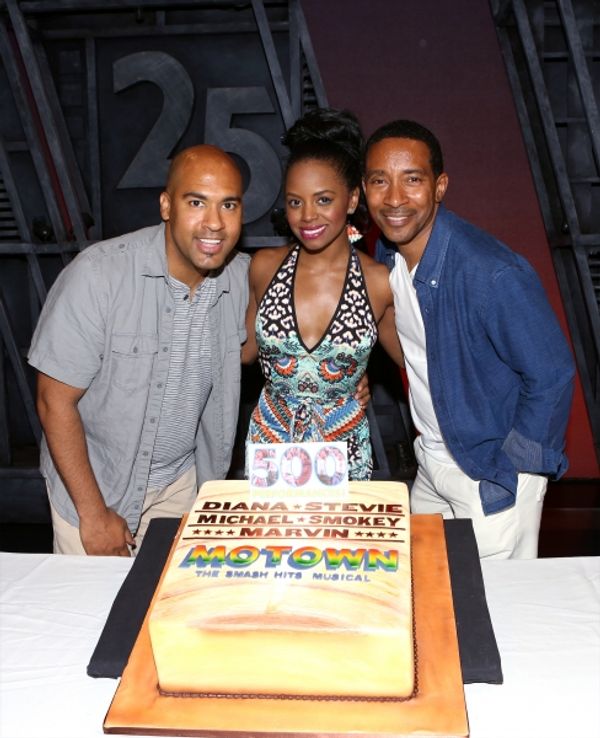 Josh Tower and Krystal Joy Brown with director Charles Randolph-Wright  Photo
