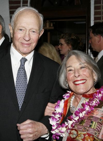 Mary Rodgers Guettel  & Husband Henry Guettel attending the ''South Pacific'' Opening Photo