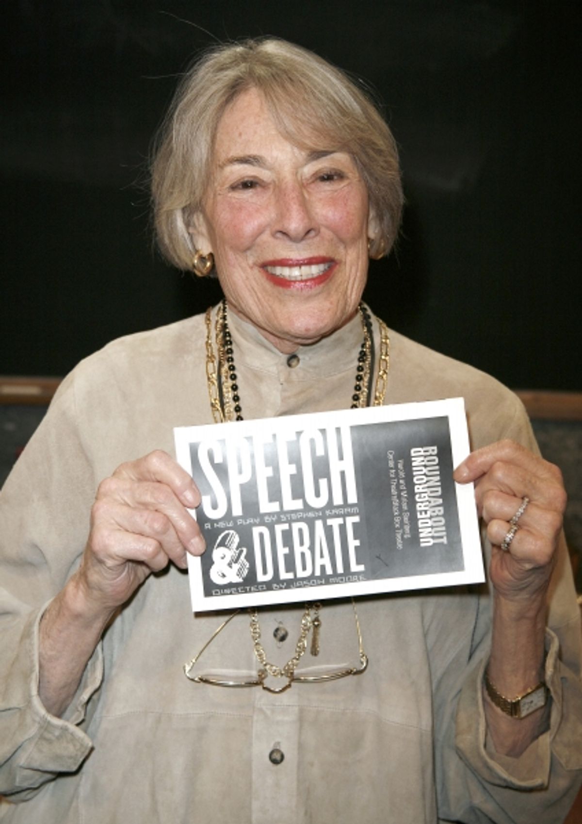 Mary Rodgers Guettel at the Opening Night of the Roundabout Theatre Company''s Production of SPEECH & DEBATE at the Black Box Theatre in New York City. October 29, 2007 at the Opening Night of the Roundabout Theatre Company''s Production of SPEECH & DEBAT at 