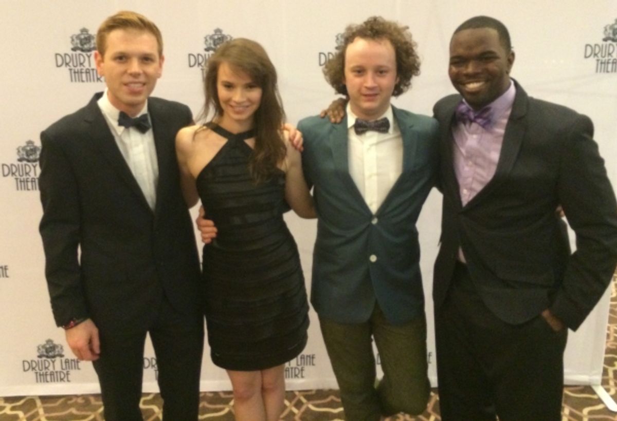 Zach Colonna, Carolyn Braver, Eli Branson and Jonathan Butler-Duplessis at 