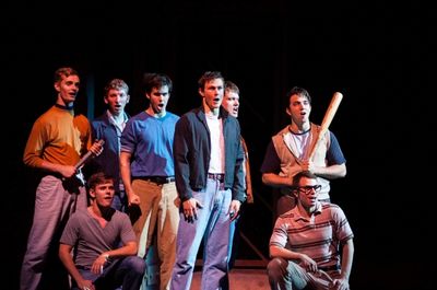 Riff (Kevin Munhall) leads his Jets in the ''Tonight'' quintet Photo
