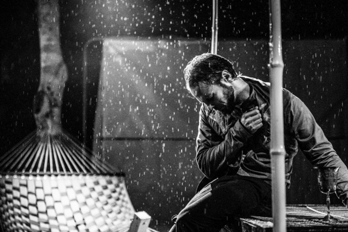 David Hywel Baynes as King Richard III at 