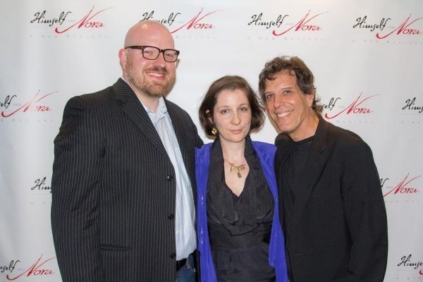 Sound designer Brad Berridge, costume designer Sara jean Tosetti and Jonathan Brielle Photo