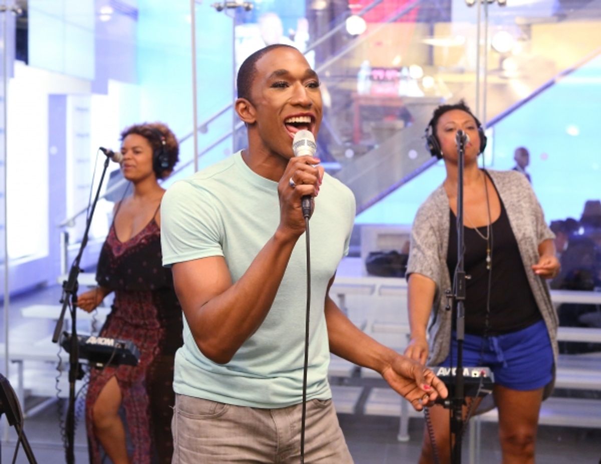 Anthony Wayne with Anastacia McCleskey and Jacqueline Arnold at 