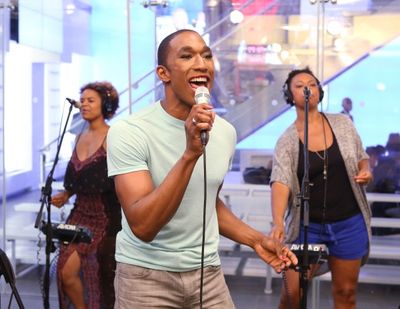 Anthony Wayne with Anastacia McCleskey and Jacqueline Arnold Photo