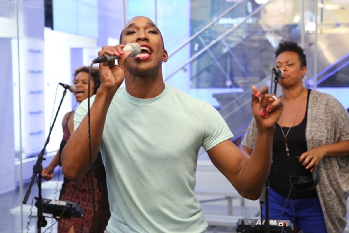 Anthony Wayne with Anastacia McCleskey and Jacqueline Arnold at 