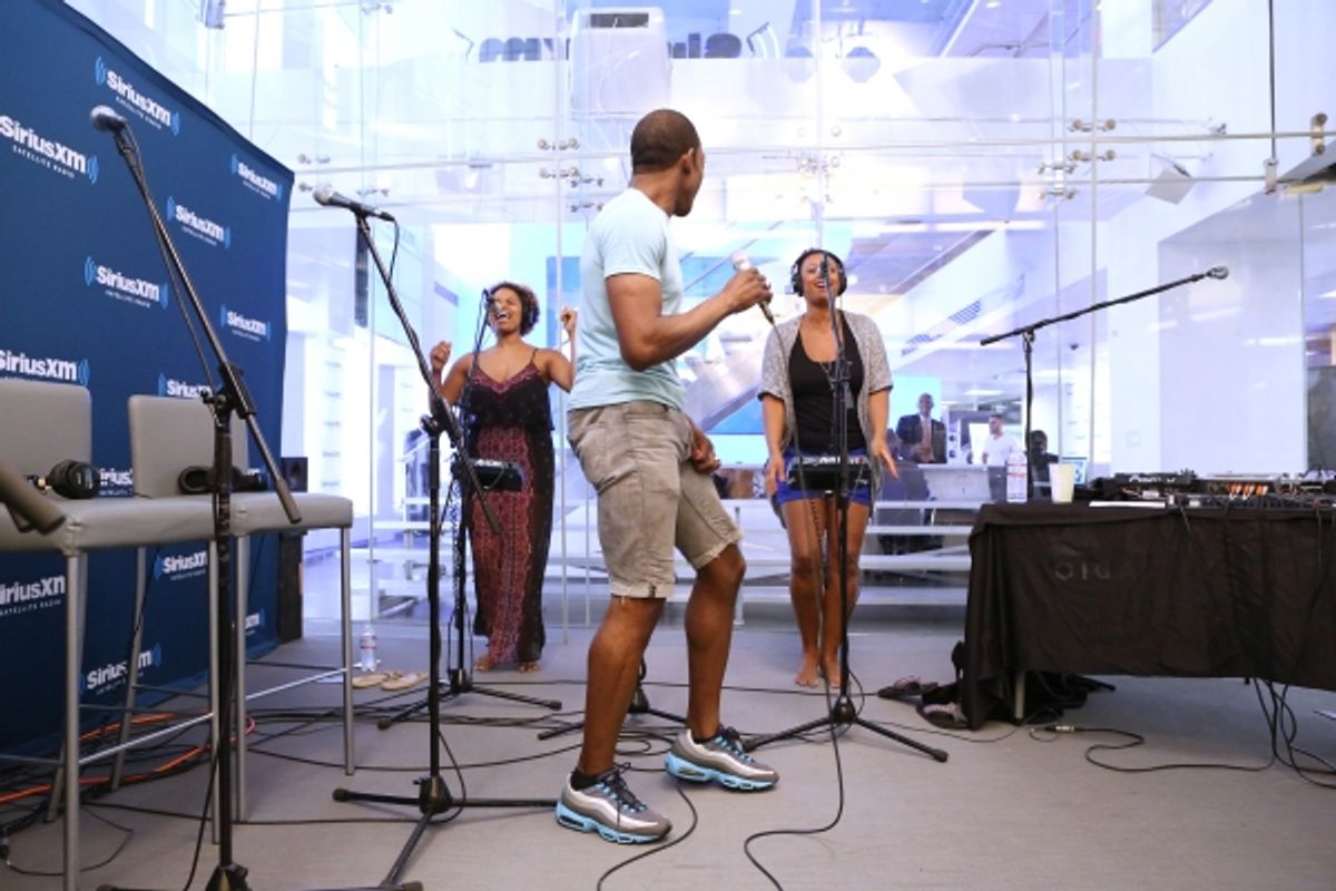 Anthony Wayne with Anastacia McCleskey and Jacqueline Arnold at 