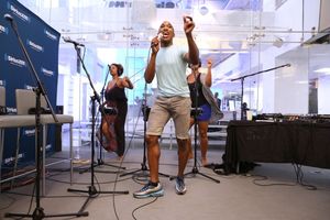 Anthony Wayne with Anastacia McCleskey and Jacqueline Arnold Photo