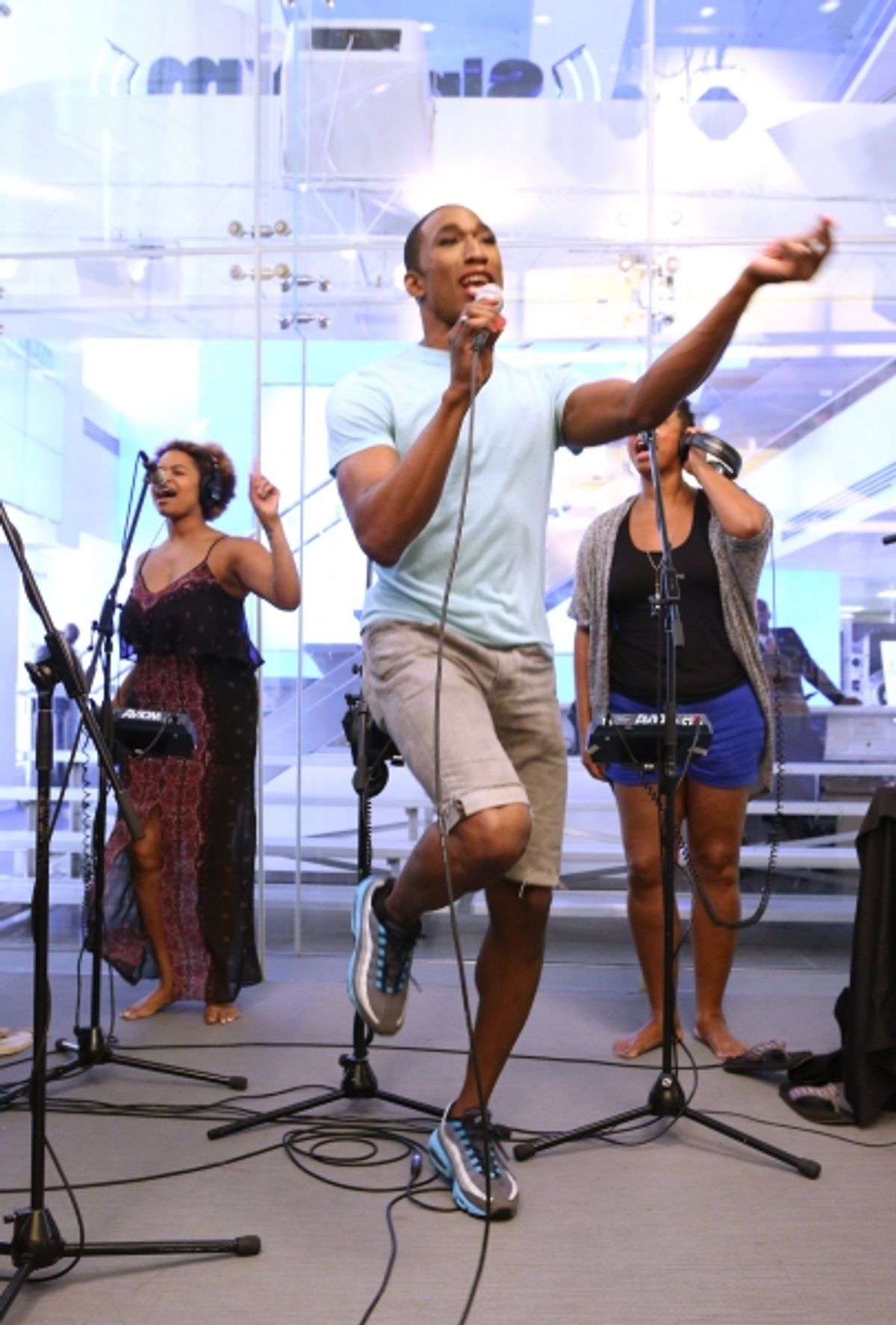 Anthony Wayne with Anastacia McCleskey and Jacqueline Arnold at 