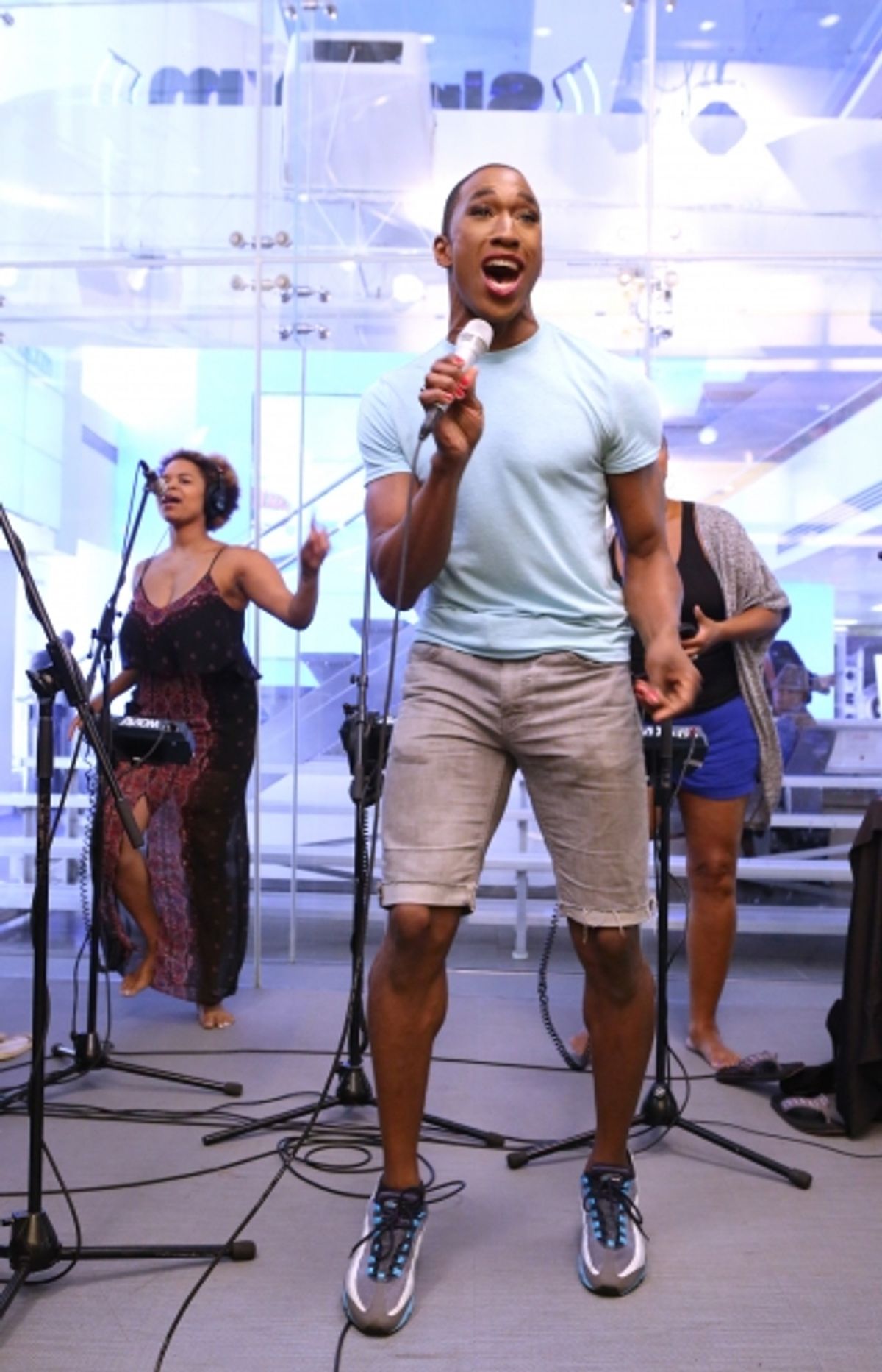 Anthony Wayne with Anastacia McCleskey and Jacqueline Arnold at 